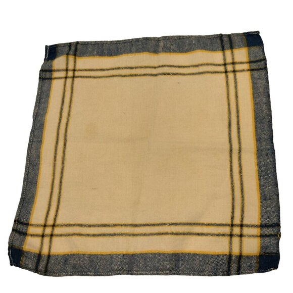 Vintage Blue White Napkin Country Farmhouse 8 inch lot 2 - Picture 2 of 6